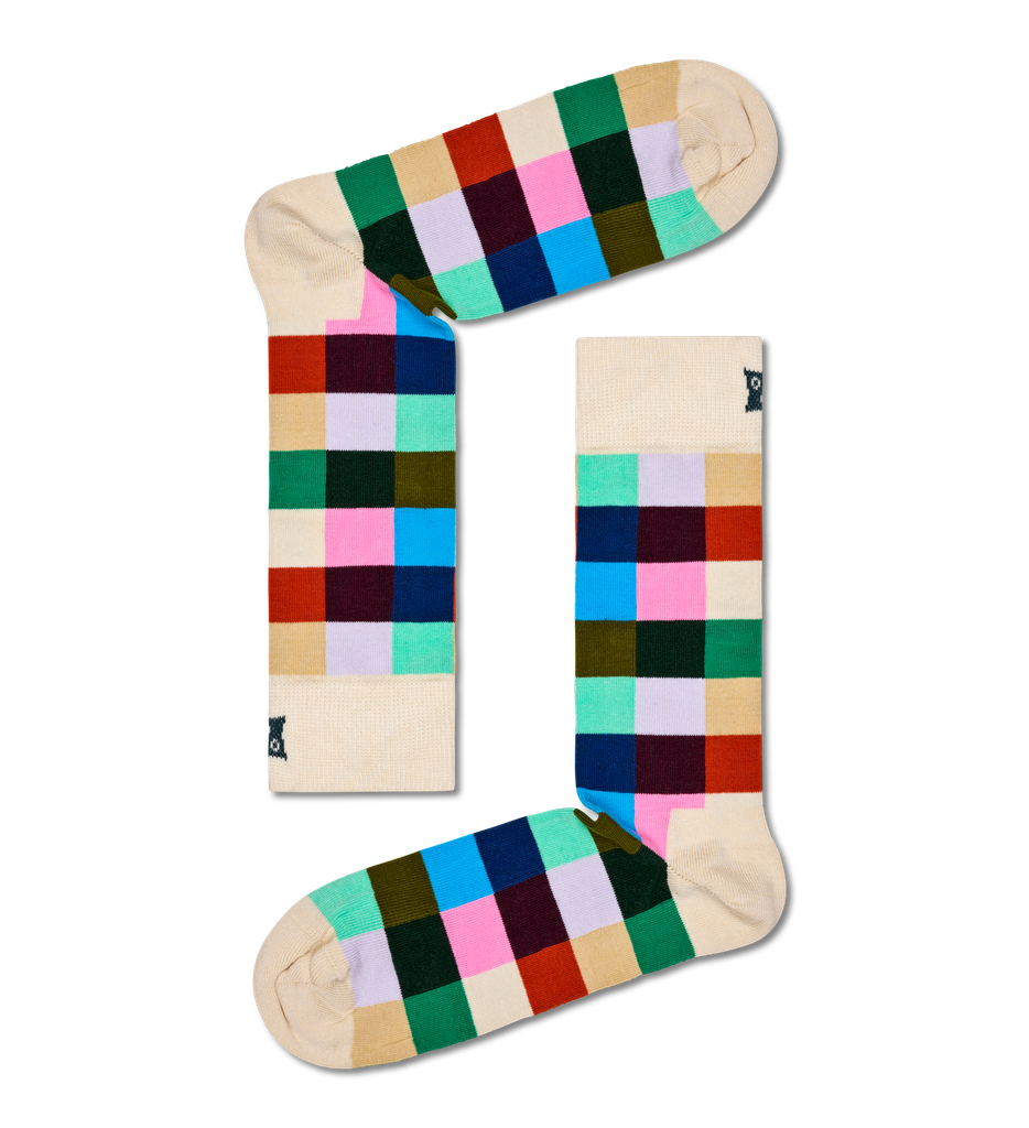 Rainbow Check Sock