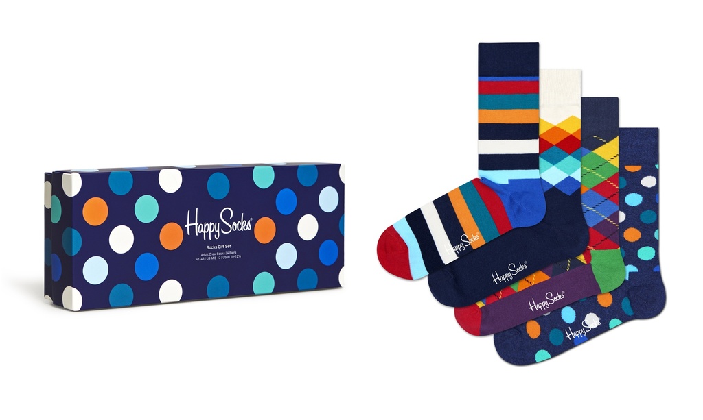 4-Pack Multi-color Socks Gift Set-XMIX09-6050