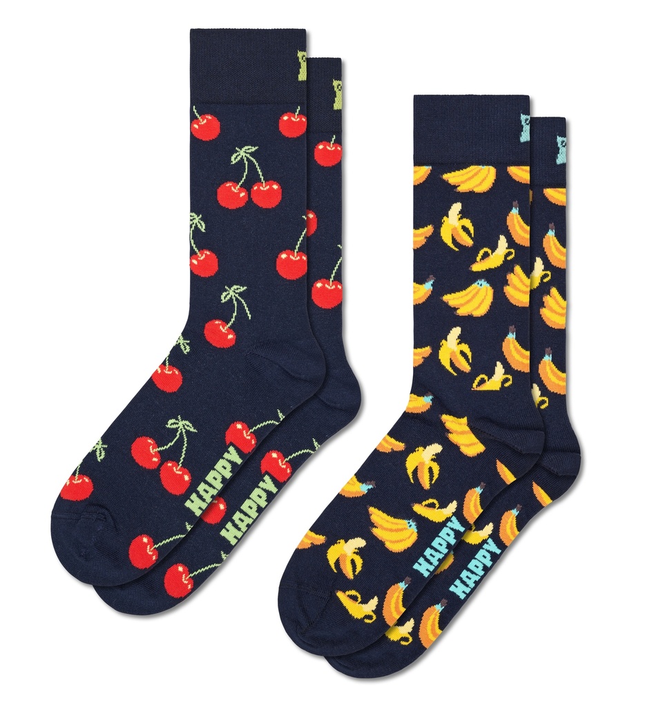 2-Pack Classic Cherry Socks