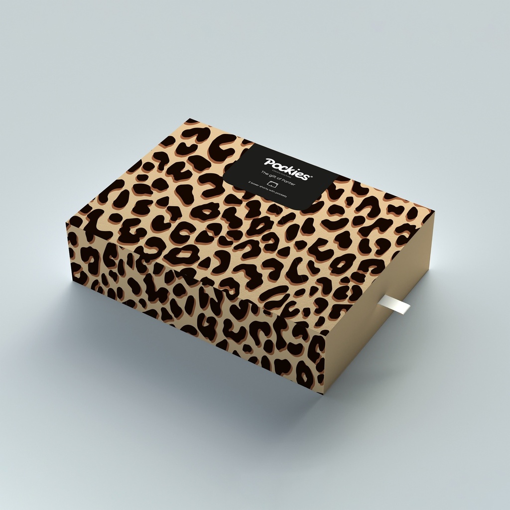 2-Pack Leopard Gift Box