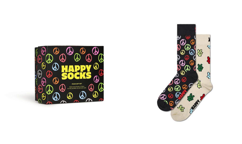 2-Pack Peace Socks Gift Set