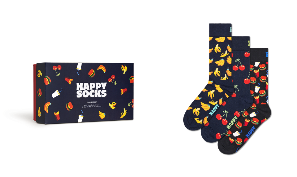 3-Pack Food Socks Gift Set