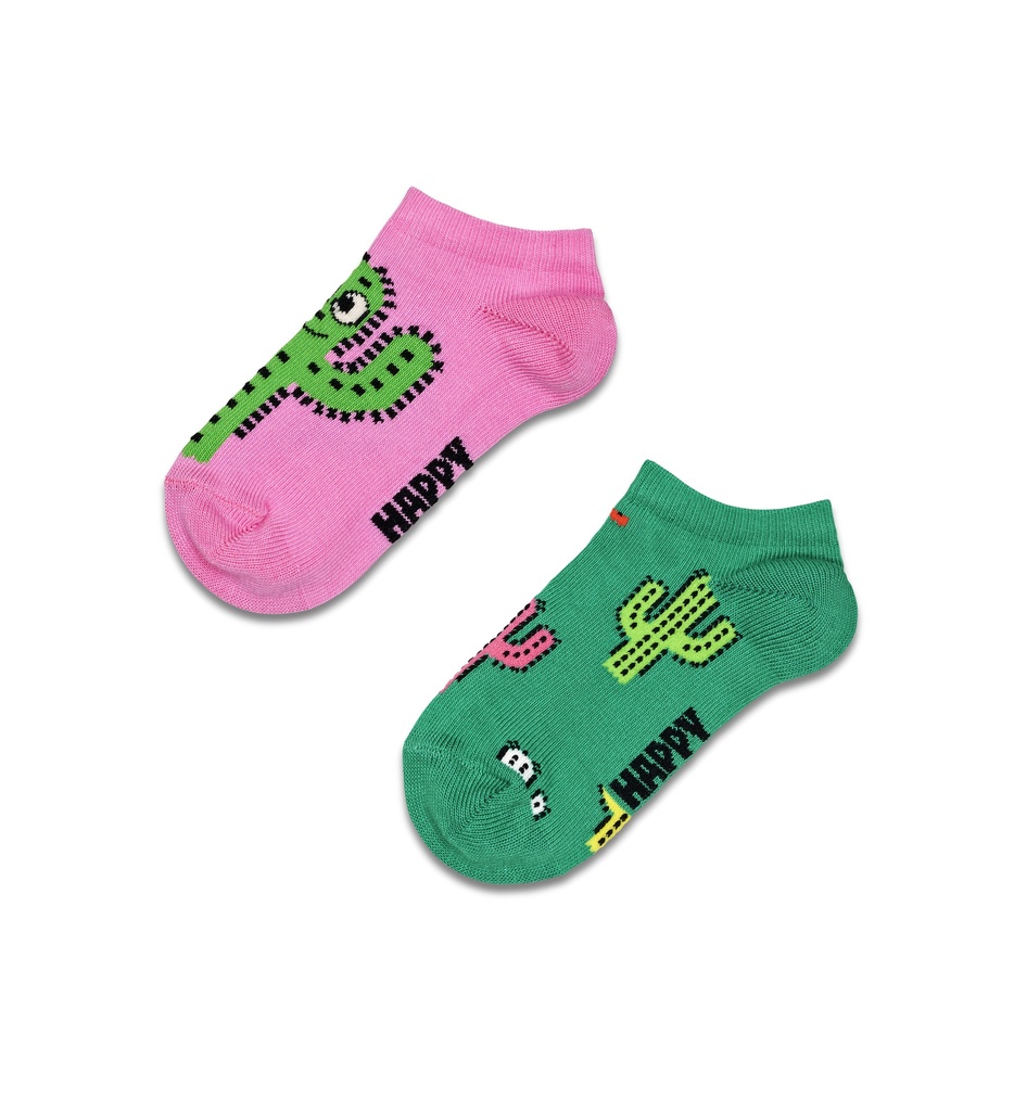 Kids 2-Pack Cactus Low Socks