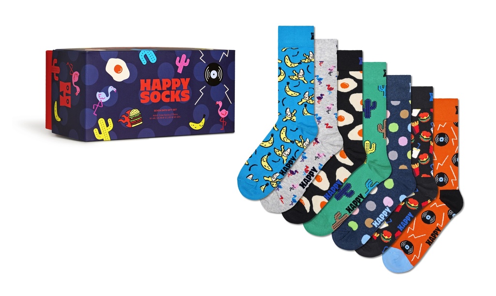7-Pack Seven Days Socks Gift Set