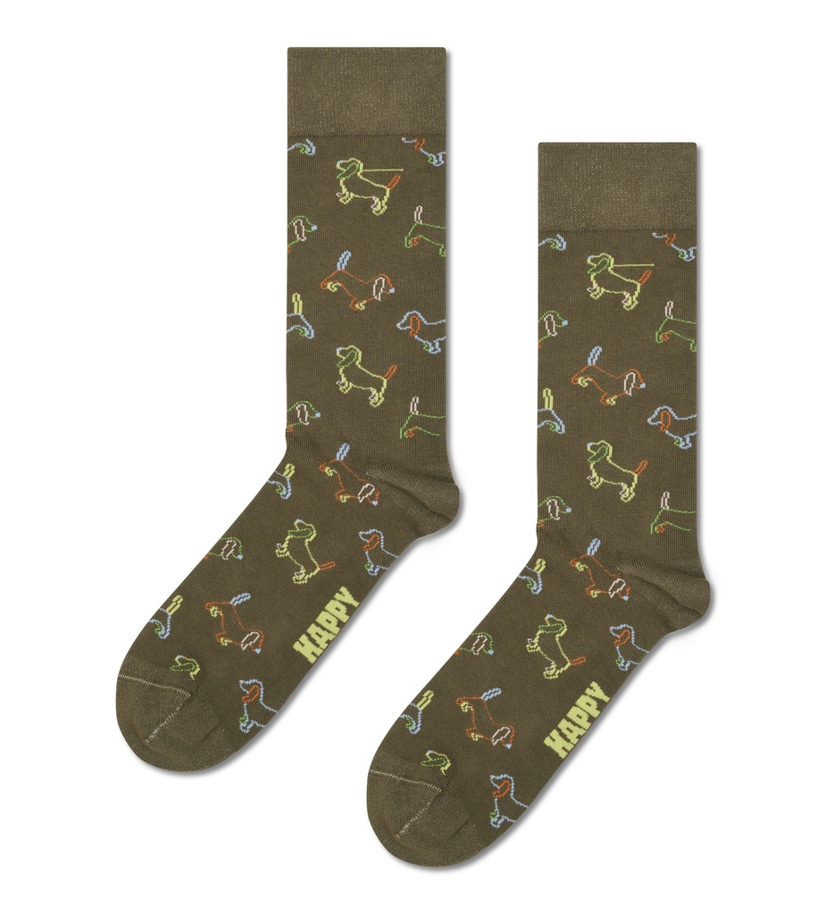Puppy Love Natural Dye Sock