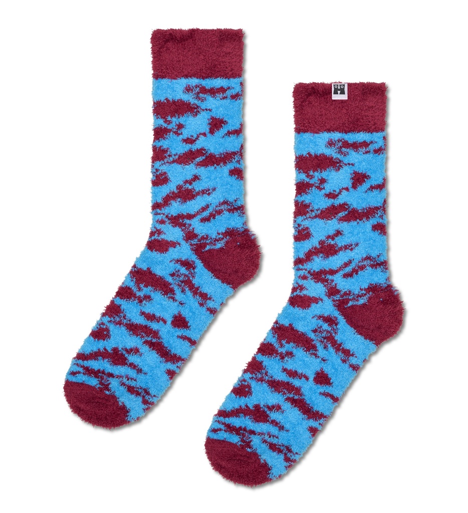 Fluffy Zebra Sock
