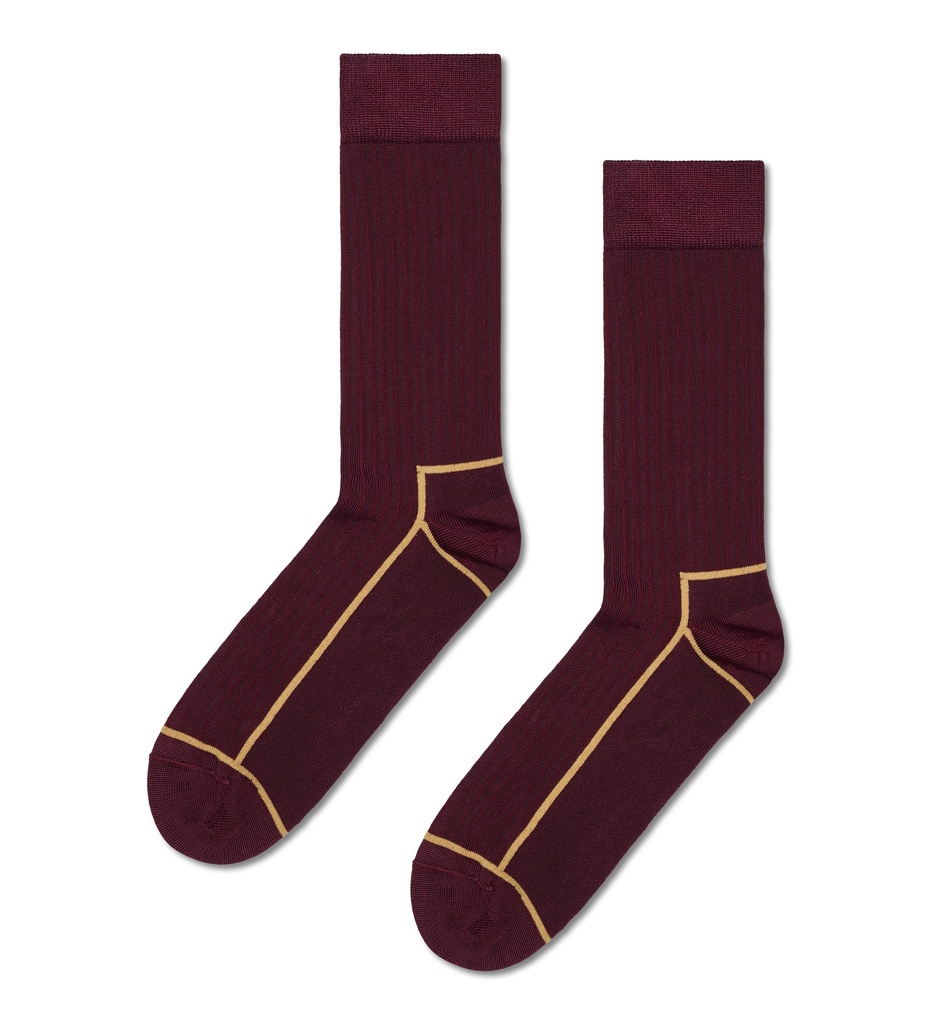 Contrast Stripe Sock