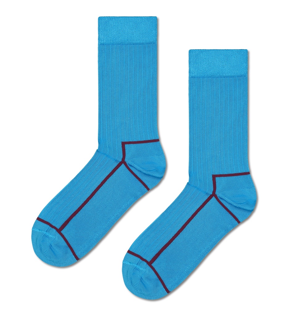 Contrast Stripe Sock