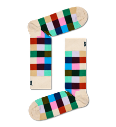 Rainbow Check Sock