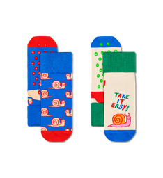 Kids Antislip 2-pack Take It Easy Socks
