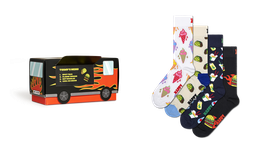 4-Pack Food And Truck Socks Gift Set